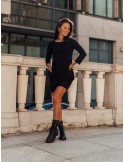 Casual black bauble dress 9988 - Online store - Boutique